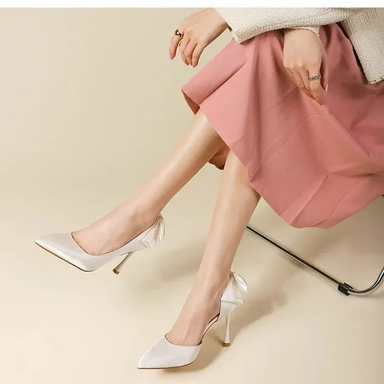 Alxnan High Heels Women's Beige-5