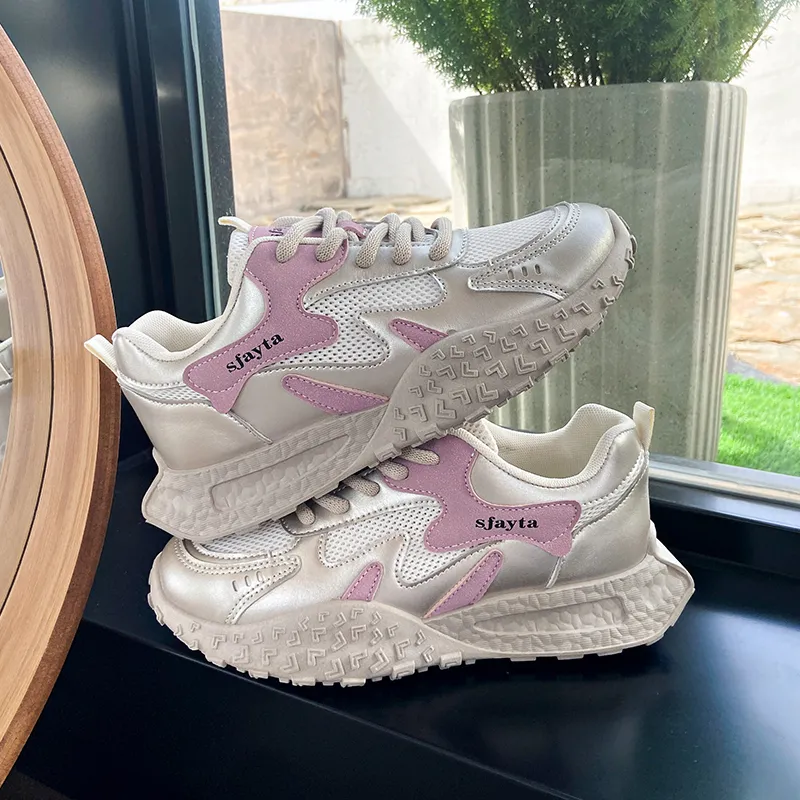Alxnan Low Top Chunky Sneakers Women's-7