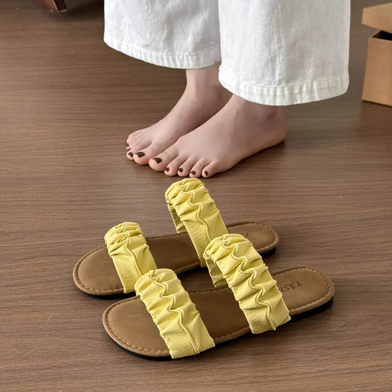Alxnan Quiet Odor Resistant Slide Slippers Women's Box-8