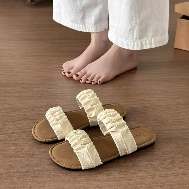 Alxnan Quiet Odor Resistant Slide Slippers Women's Box-20