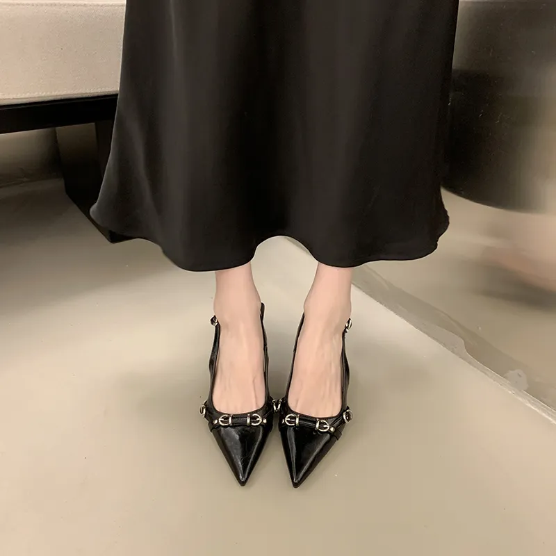 Alxnan Slim Heel High Heels Women's-4