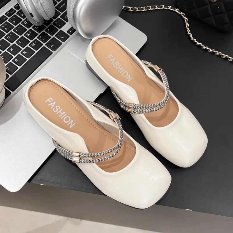 Alxnan Closed Toe Slippers Women's-18