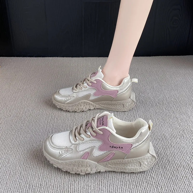 Alxnan Low Top Chunky Sneakers Women's-18