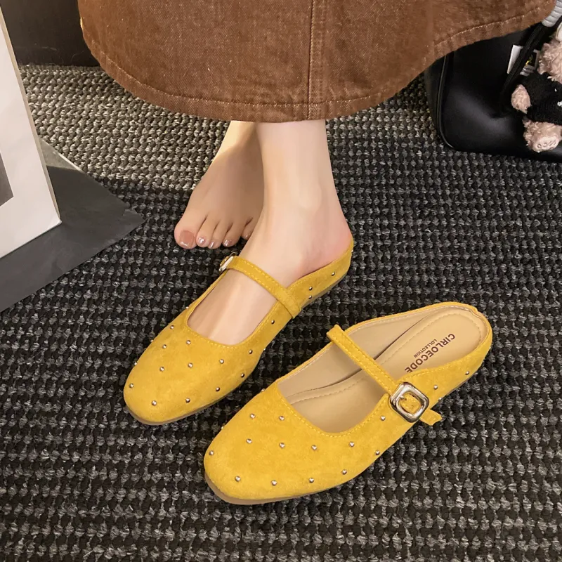 Alxnan Odor Resistant, Abrasion Resistant Closed Toe Slippers Women's-25