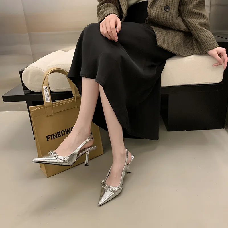 Alxnan Slim Heel High Heels Women's-8