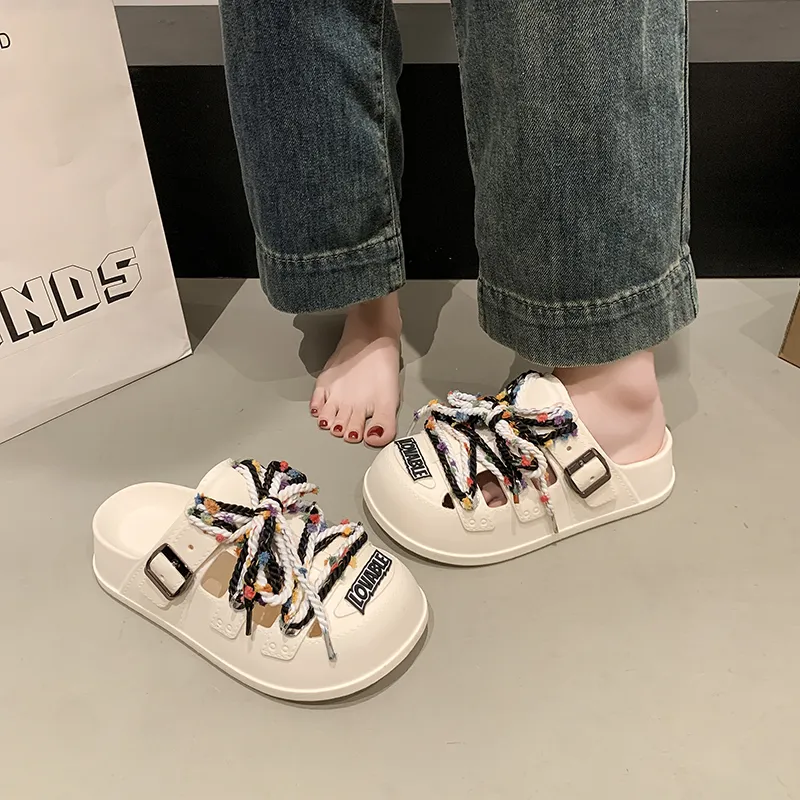Alxnan Slip Resistant Closed Toe Slippers Women's Box-17