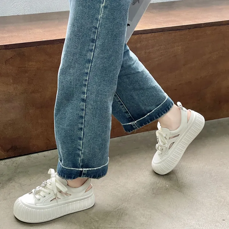 Alxnan Low Top Casual Shoes Women's-19