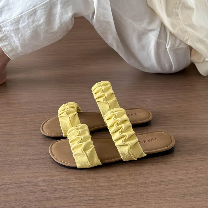Alxnan Quiet Odor Resistant Slide Slippers Women's Box-25