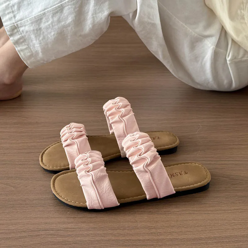 Alxnan Quiet Odor Resistant Slide Slippers Women's Box-31
