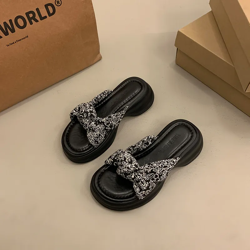 Alxnan Quiet Slide Slippers Women's Box-1