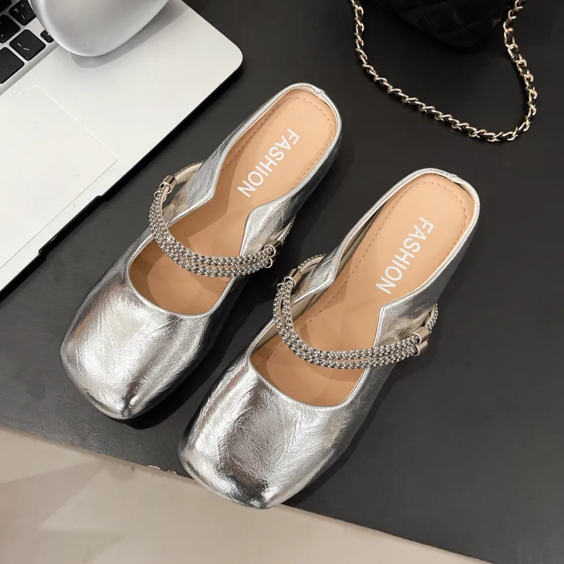 Alxnan Closed Toe Slippers Women's-28