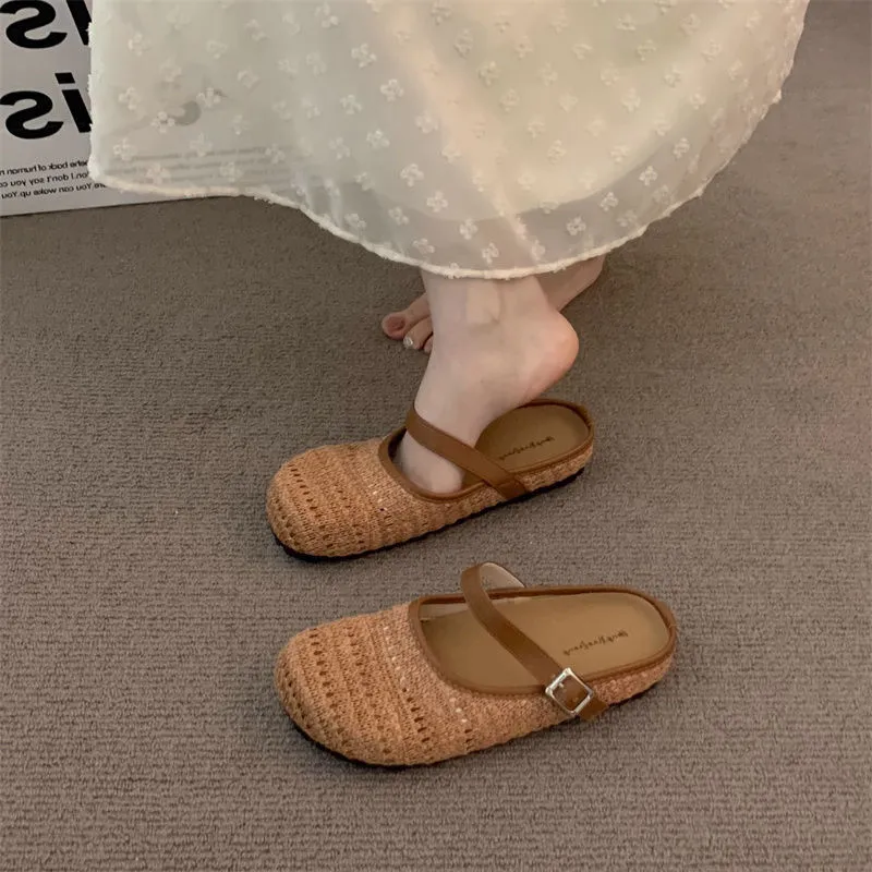 Alxnan Closed Toe Slippers Women's-14