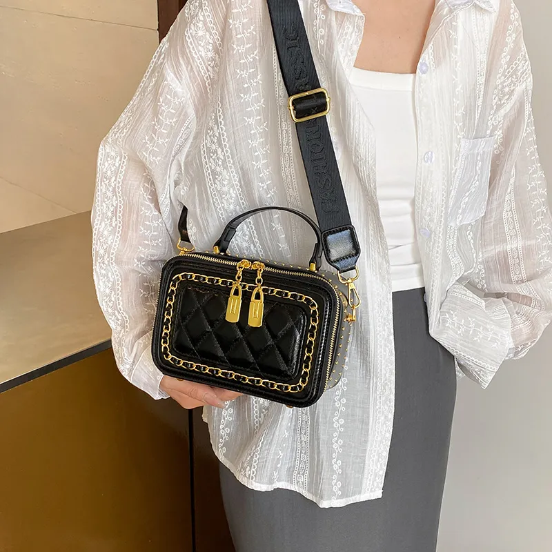 Rainbow Girl PU Handbag Women's White/Black/Brown-9