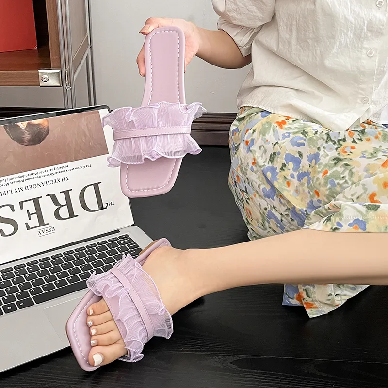 Alxnan Odor Resistant Slide Slippers Women's Box-3