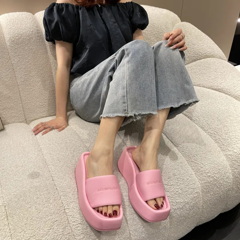 Alxnan Odor Resistant Slide Slippers Women's Box-7