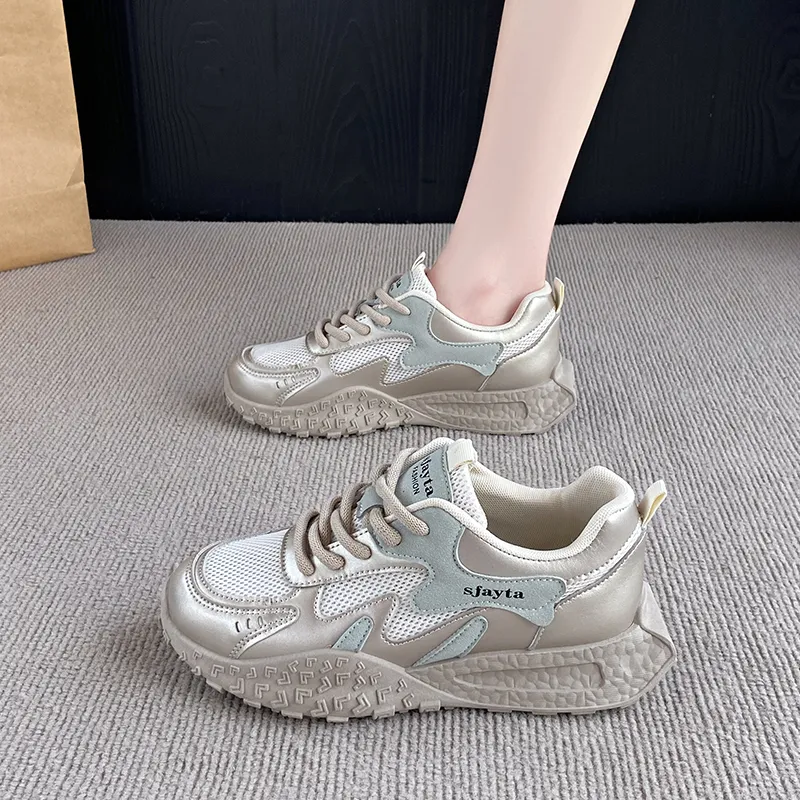 Alxnan Low Top Chunky Sneakers Women's-5