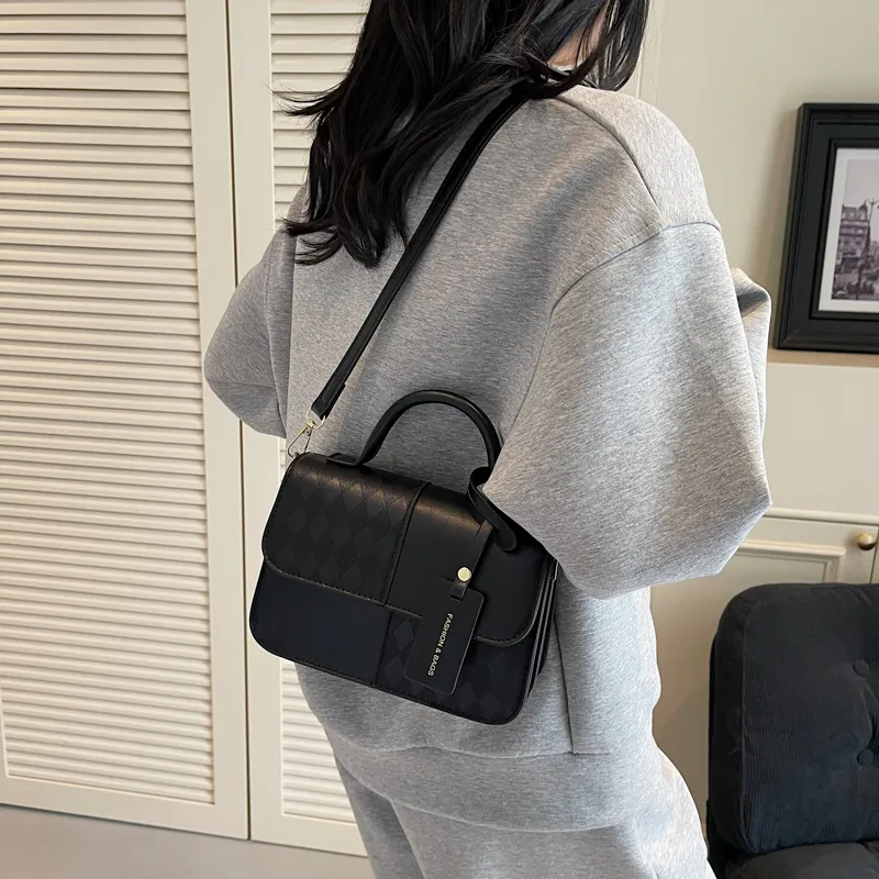 Rainbow Girl PU Shoulder Bag, Crossbody Bag, Handbag Regular Women's Silver/Black/Pink/Brown-10