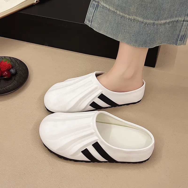 Alxnan Odor Resistant Quick Dry Closed Toe Slippers Women's-26
