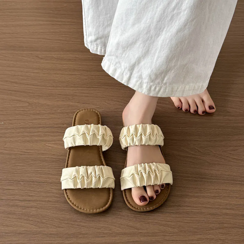 Alxnan Quiet Odor Resistant Slide Slippers Women's Box-5