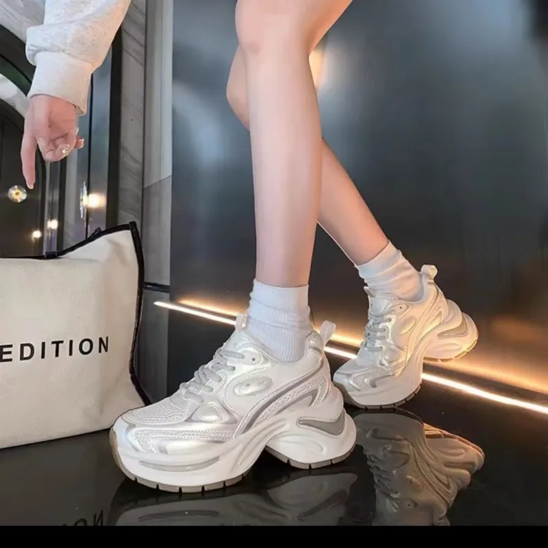 Alxnan Low Top Chunky Sneakers Women's-3