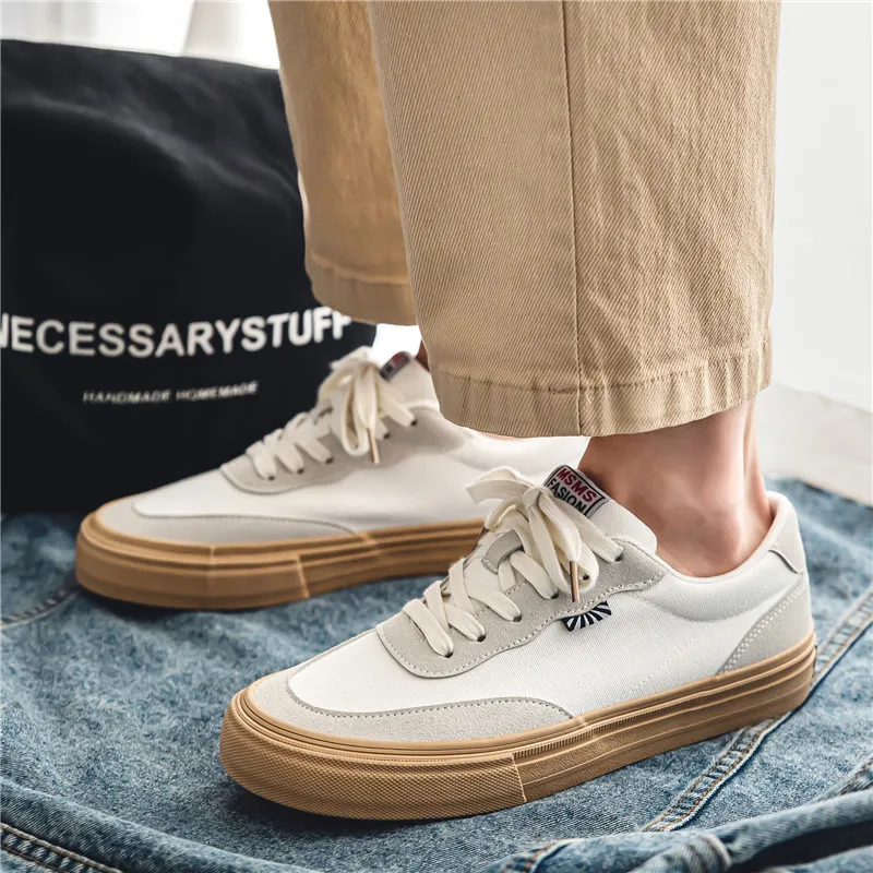 M.M Party Slip Resistant, Abrasion Resistant, And Balanced Low Top Skateboard Shoes Men's-4