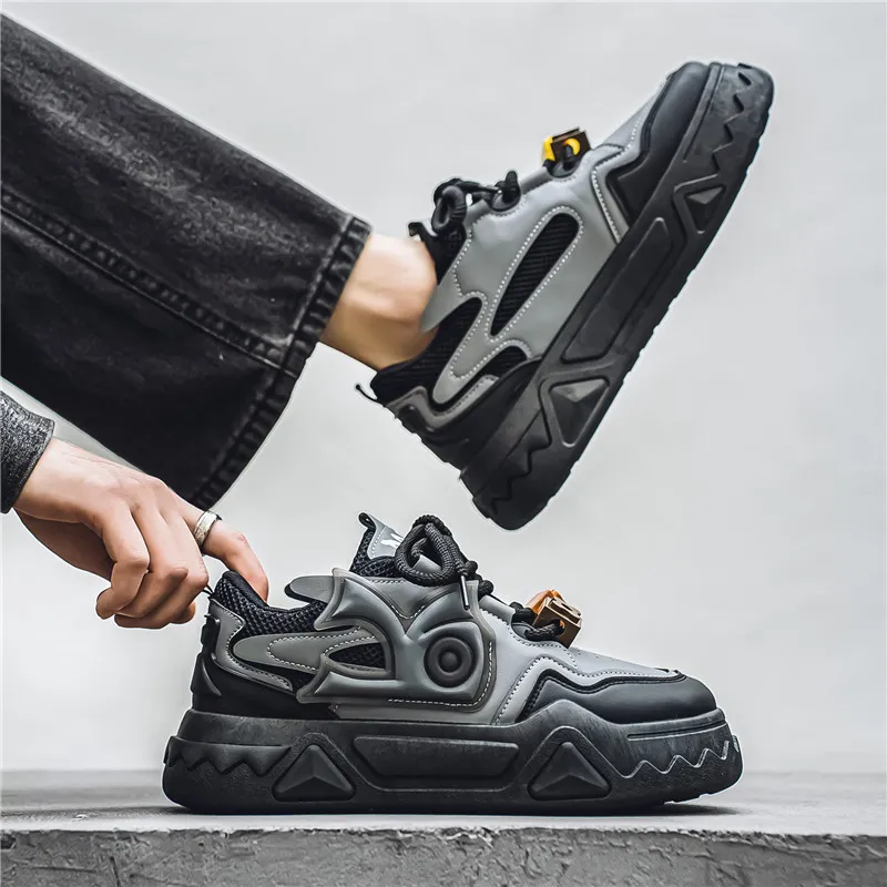 M.M Party Anti Slip And Wear Resistant Balance Low Top Skateboard Shoes Men's-5