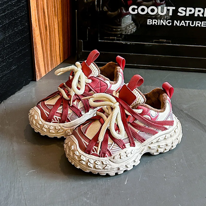 M.M Party Slip Resistant, Abrasion Resistant, Thermal Low Top Kids Lifestyle Shoes Kids'-6