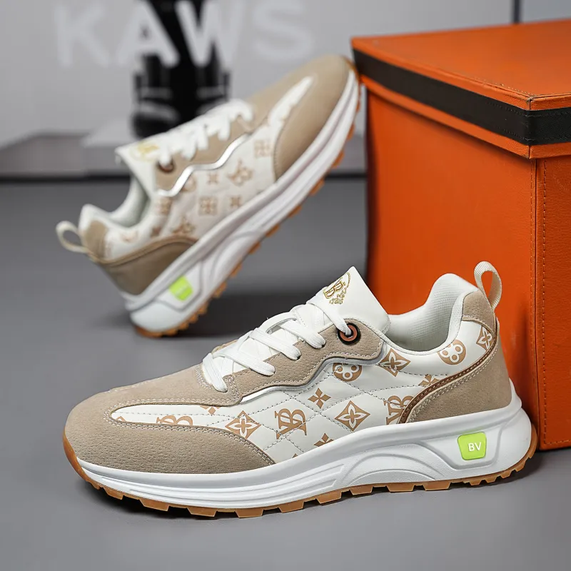 M.M Party Cushioning Anti Slip And Wear Resistant Support Balance Height Increasing Low Top Casual Shoes Unisex-1