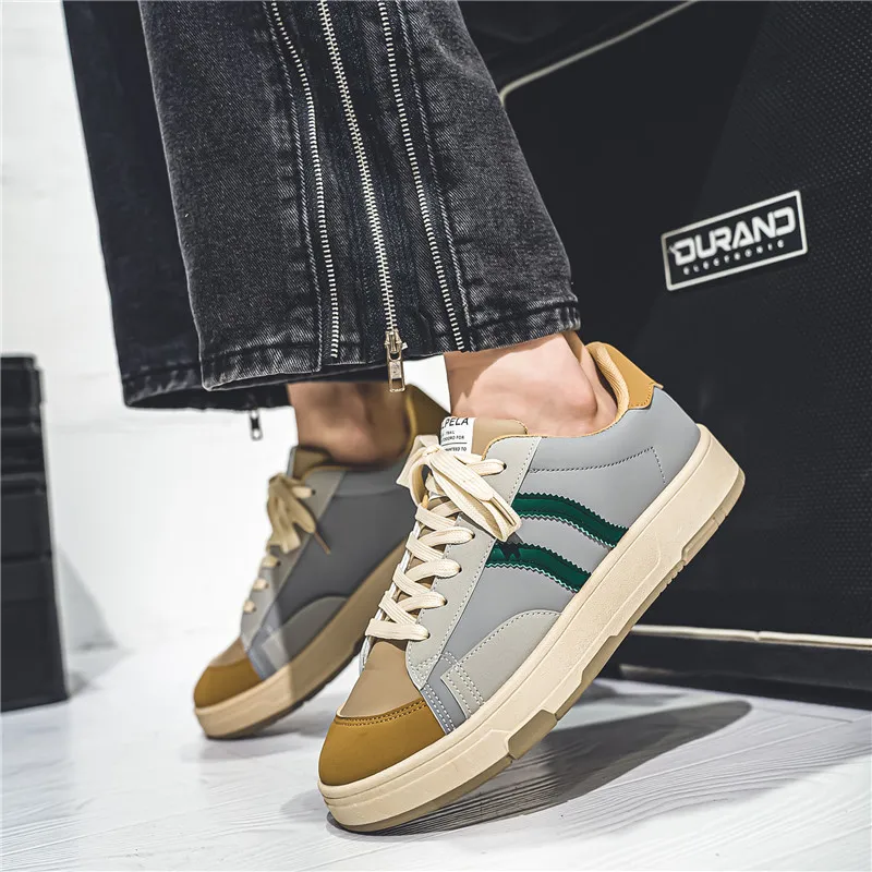 M.M Party Slip Resistant Waterproof Abrasion Resistant Low Top Skateboard Shoes Men's-11