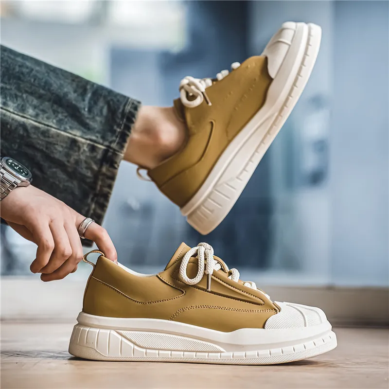 M.M Party Anti Slip Wear Resistant Low Top Skateboard Shoes Men's-6