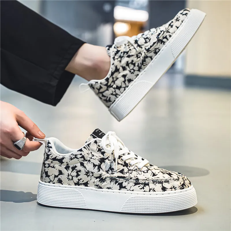 M.M Party Slip Resistant Water Resistant Wear Resistant Balance Low Top Skateboard Shoes Men's-3