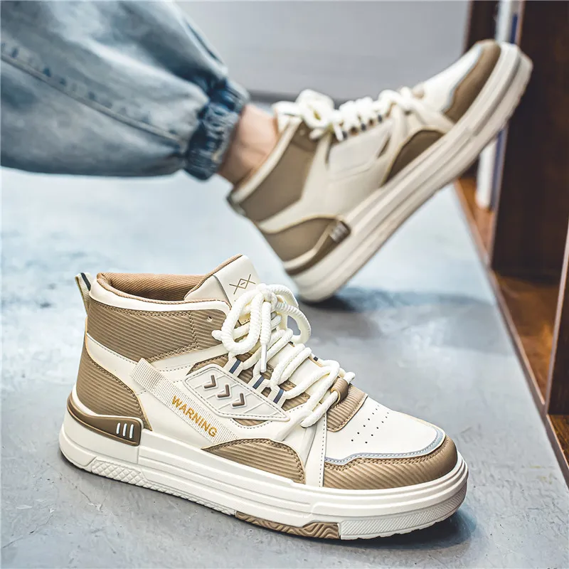 M.M Party Slip Resistant Waterproof Balance Mid Top Skateboard Shoes Men's-11