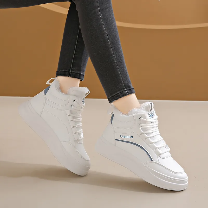 M.M Party Warm Water Resistant And Wear Resistant High Top Skateboard Shoes Women's-1