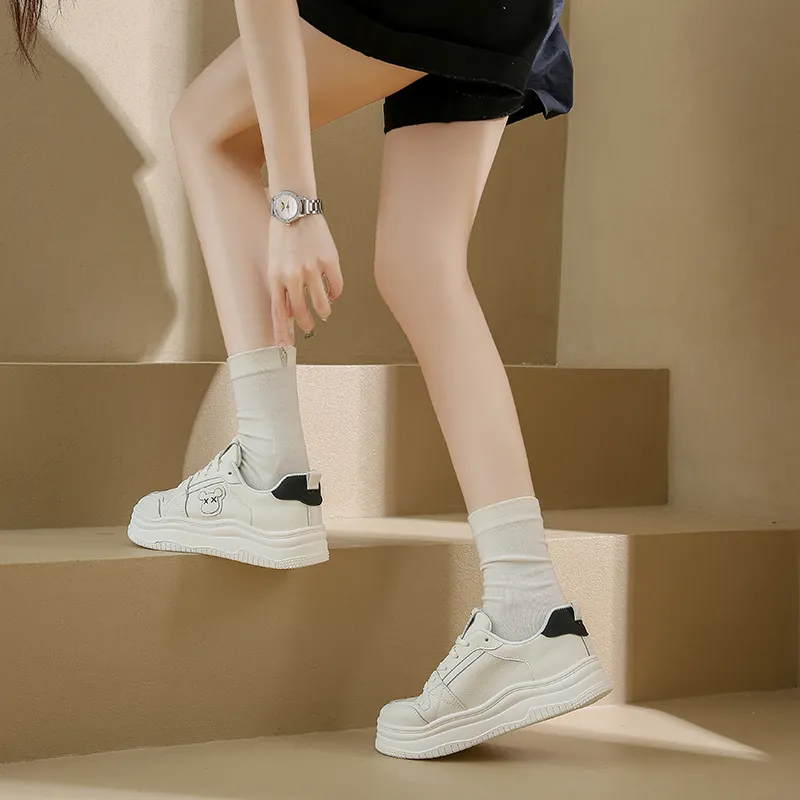 M.M Party Anti Slip Wear Resistant Low Top Skateboard Shoes Women's-8