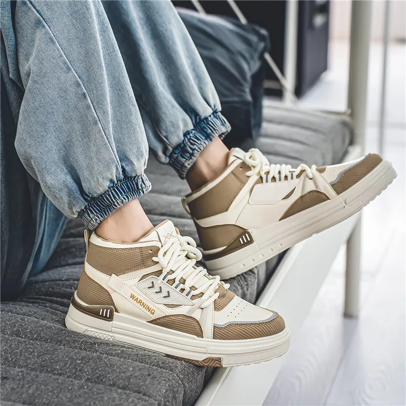 M.M Party Slip Resistant Waterproof Balance Mid Top Skateboard Shoes Men's-13
