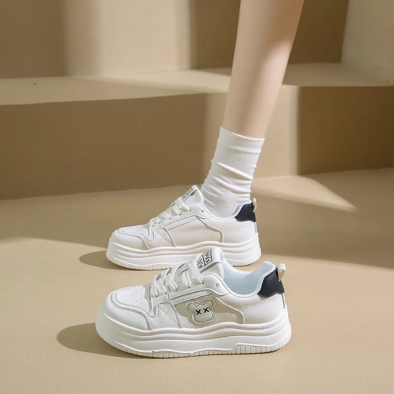 M.M Party Anti Slip Wear Resistant Low Top Skateboard Shoes Women's-6