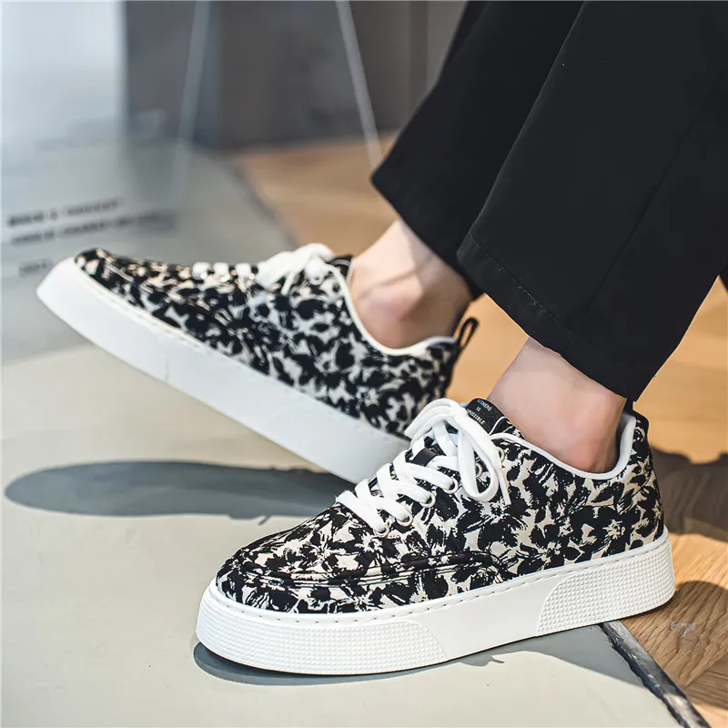 M.M Party Slip Resistant Water Resistant Wear Resistant Balance Low Top Skateboard Shoes Men's-7
