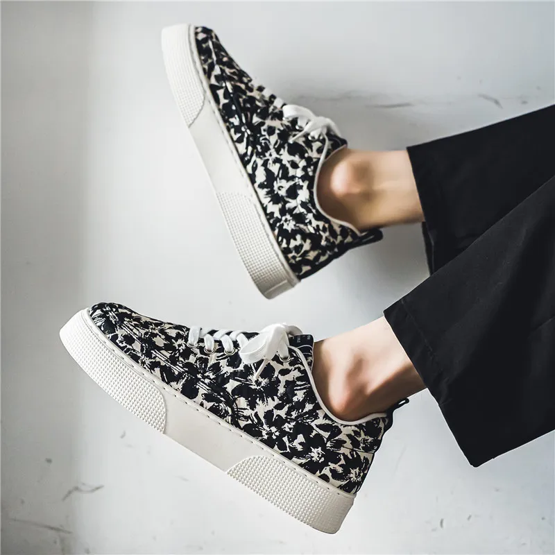 M.M Party Slip Resistant Water Resistant Wear Resistant Balance Low Top Skateboard Shoes Men's-8