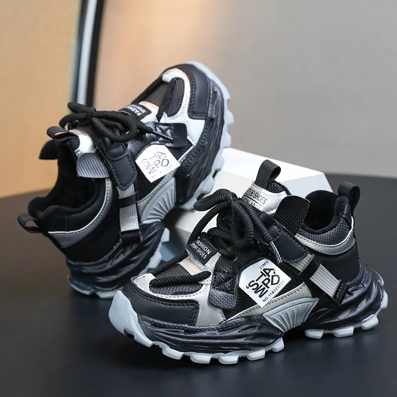 M.M Party Anti Slip Wear Resistant High Top Kids Lifestyle Shoes Kids'-3