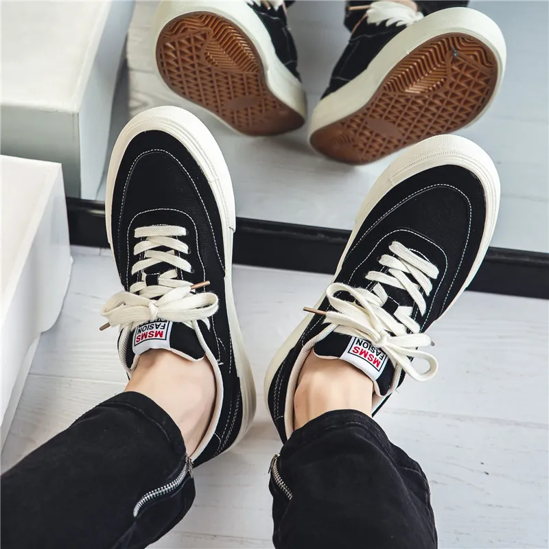 M.M Party Slip Resistant, Abrasion Resistant, And Balanced Low Top Skateboard Shoes Men's-11