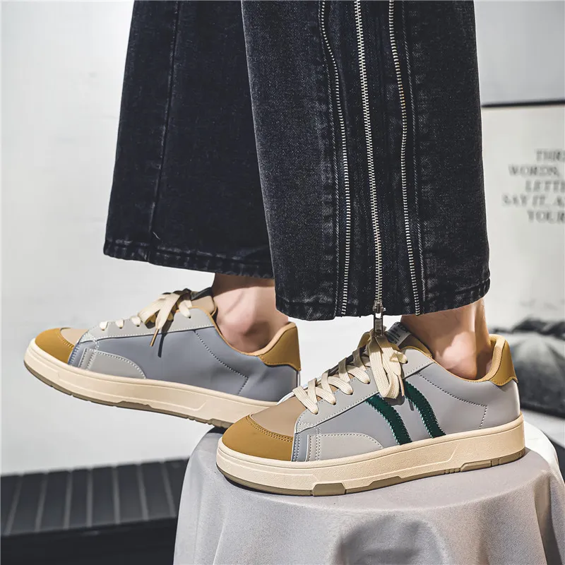 M.M Party Slip Resistant Waterproof Abrasion Resistant Low Top Skateboard Shoes Men's-9