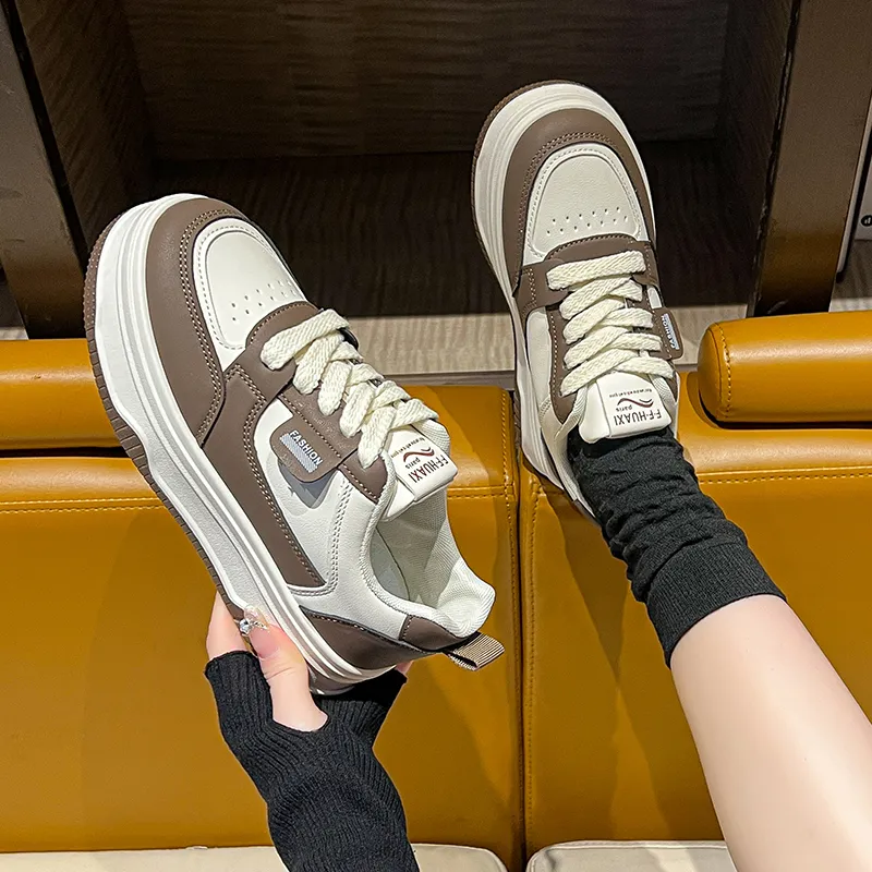 M.M Party Slip Resistant Waterproof Abrasion Resistant Low Top Skateboard Shoes Women's-5