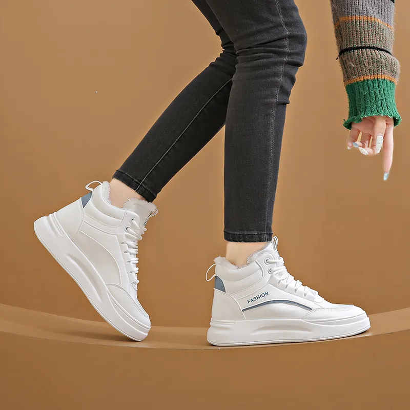 M.M Party Warm Water Resistant And Wear Resistant High Top Skateboard Shoes Women's-4