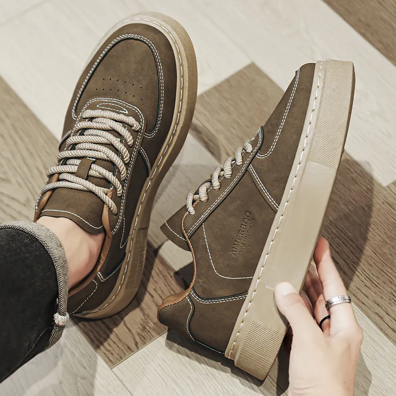 M.M Party Anti Slip Wear Resistant Low Top Skateboard Shoes Men's-7