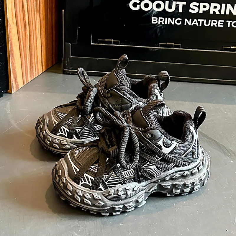 M.M Party Slip Resistant, Abrasion Resistant, Thermal Low Top Kids Lifestyle Shoes Kids'-1