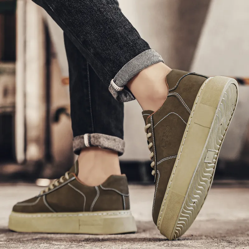 M.M Party Anti Slip Wear Resistant Low Top Skateboard Shoes Men's-4