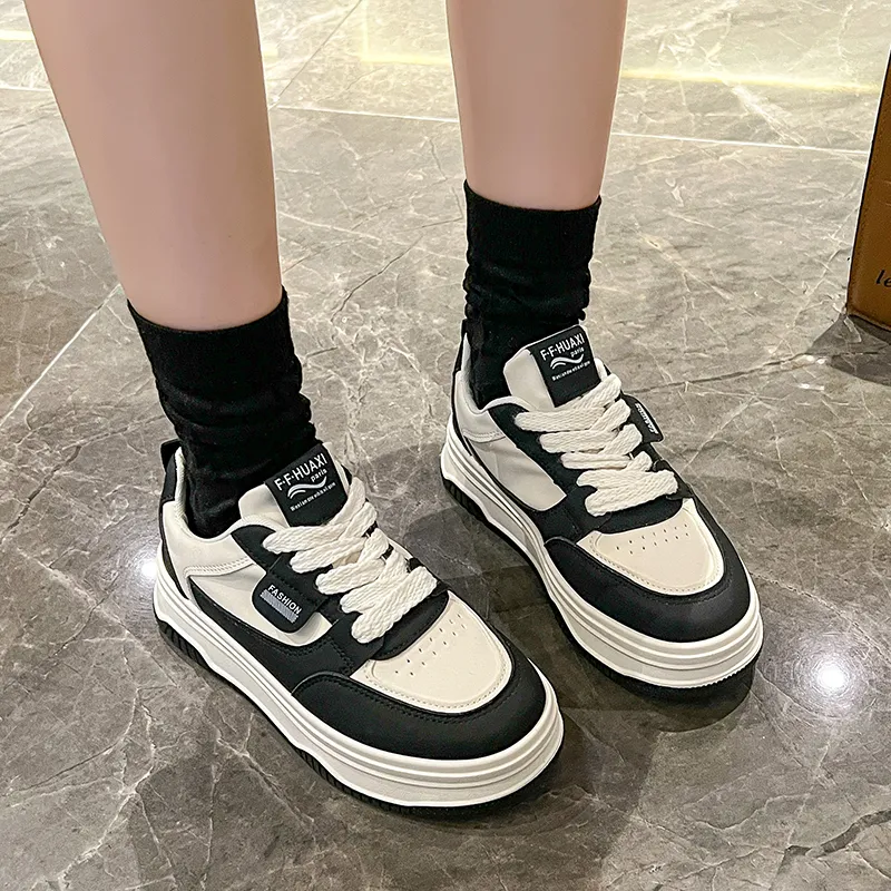 M.M Party Slip Resistant Waterproof Abrasion Resistant Low Top Skateboard Shoes Women's-3