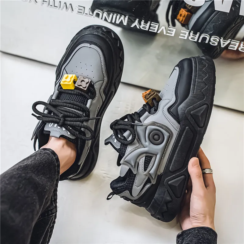 M.M Party Anti Slip And Wear Resistant Balance Low Top Skateboard Shoes Men's-4
