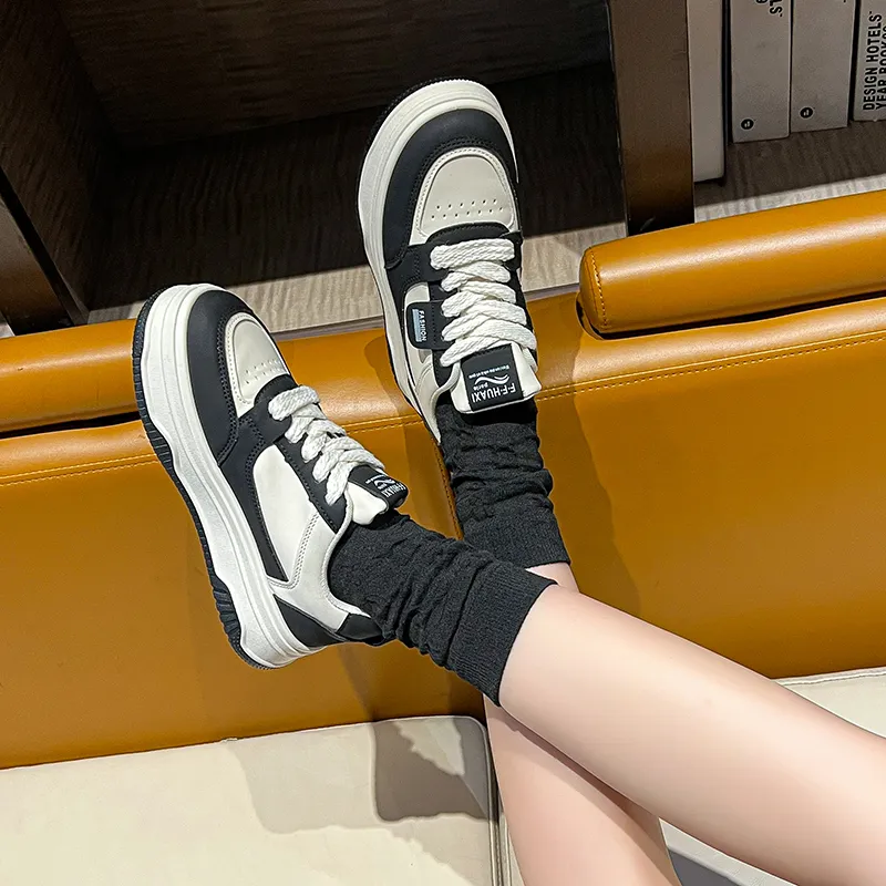 M.M Party Slip Resistant Waterproof Abrasion Resistant Low Top Skateboard Shoes Women's-1