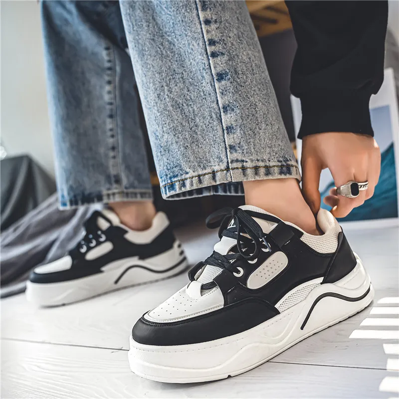 M.M Party Anti Slip Wear Resistant Low Top Skateboard Shoes Men's-1